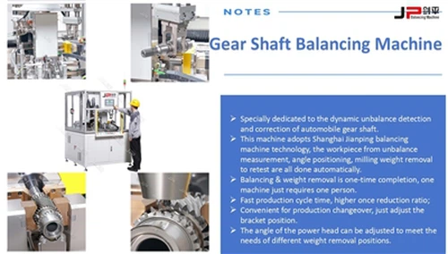 Šanhajas JP| Zobrata vārpsta pilnībā automātiska balansēšanas mašīna - Gluda ...